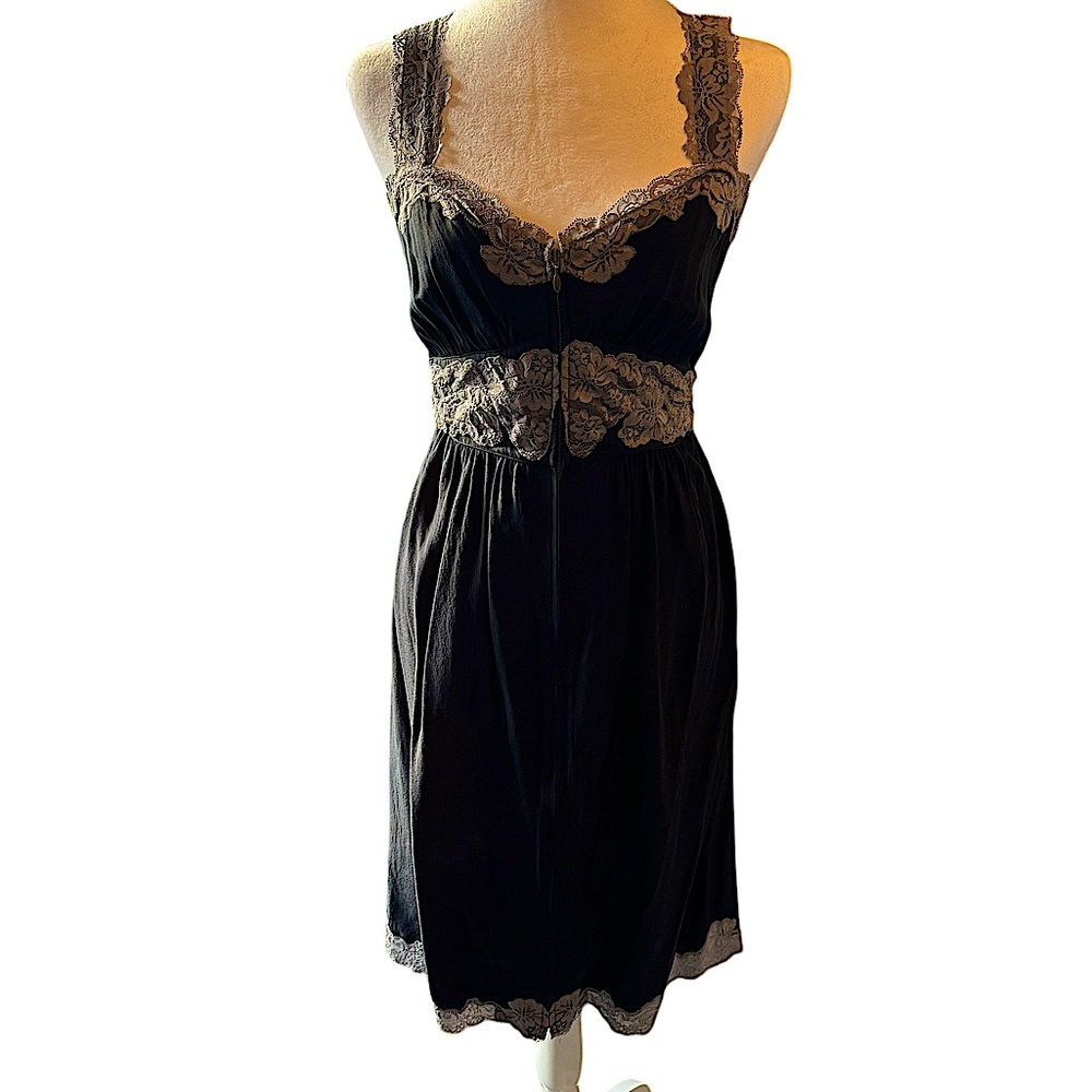 Betsey Johnson Silk Y2K 40s style dress